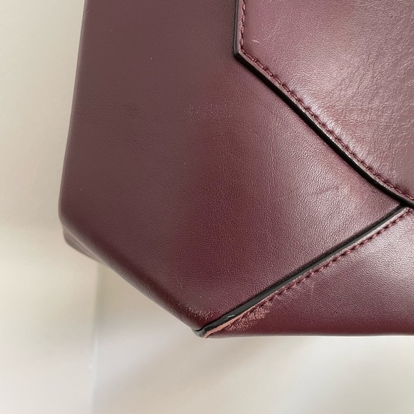 Auxiliary leather structured purse - Picture 2 of 5